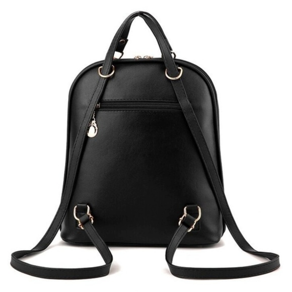 Waterproof Leather Backpack - Picture 3 of 8